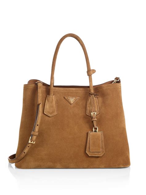 prada brown bag price|best brown suede bags.